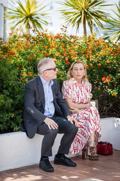 Miuccia Prada на Каннському кінофестивалі — стокове фото