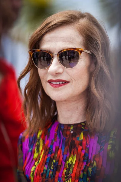 Isabelle Huppert w Cannes Film Festival — Zdjęcie stockowe