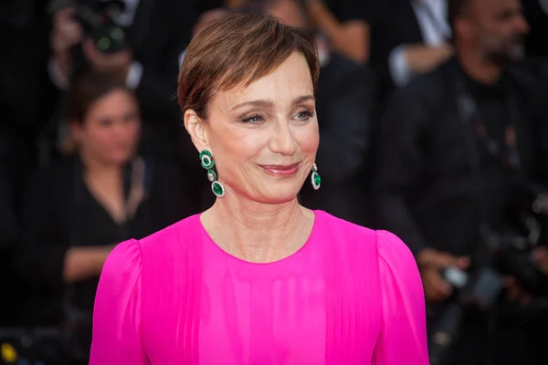 Kristin Scott-Thomas op het Filmfestival van Cannes — Stockfoto