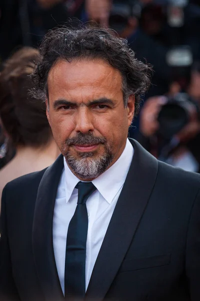 Alejandro González Iñárritu na filmovém festivalu v Cannes — Stock fotografie