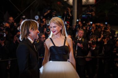 Nicole Kidman and Keith Urban at Cannes clipart