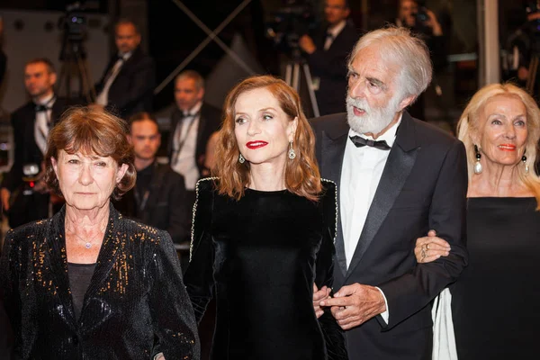 Cannes 'Happy End' gösterimde yıldızlara — Stok fotoğraf
