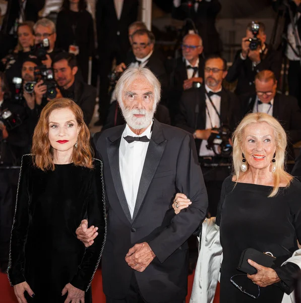 Sterren op 'Happy End' screening in Cannes — Stockfoto