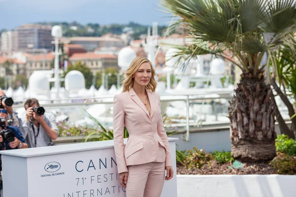 Cannes France May 2018 Cate Blanchet Attending Photocall Jury 71St — Stock Photo, Image