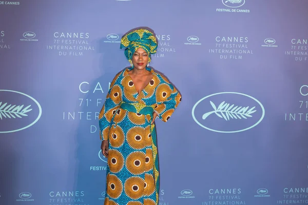 Cannes France Mai 2018 Khadja Nin Membre Jury Arrive Dîner — Photo