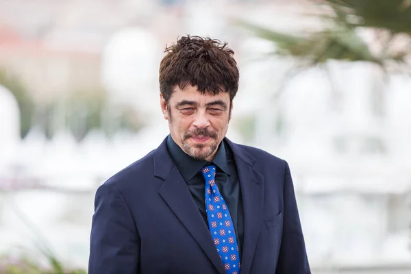 Cannes Frankreich Mai 2018 Benicio Del Toro Bei Der Jurysitzung — Stockfoto