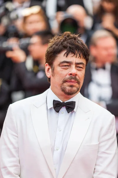 Cannes France May 2018 Benicio Del Toro Attending Screening Everybody — Stock Photo, Image