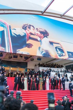 Cannes, Fransa - 09 Mayıs 2018: 'Herkes bilir (Todos Lo Saben)' 71 yıllık Cannes Film Festivali sırasında tarama katılıyor jüri üyeleri