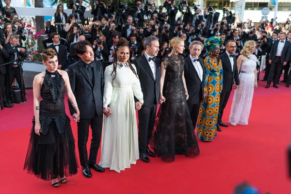 Cannes Francia Mayo 2018 Miembros Del Jurado Asisten Proyección Everybody — Foto de Stock