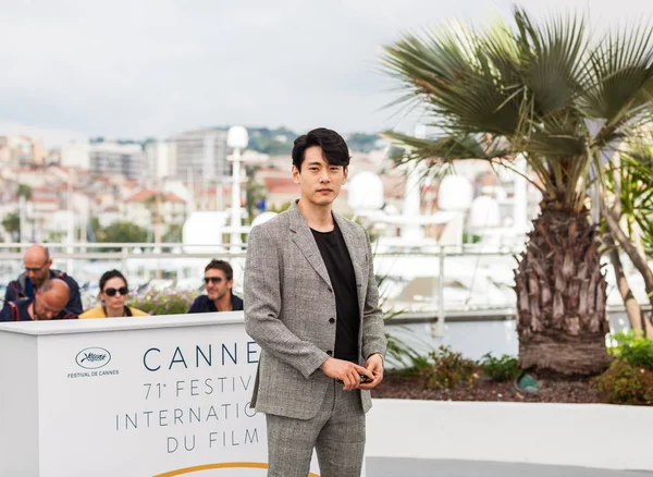 Κάννες Γαλλία Μαΐου 2018 Teo Yoo Φοιτά Photocall Για Λητώ — Φωτογραφία Αρχείου