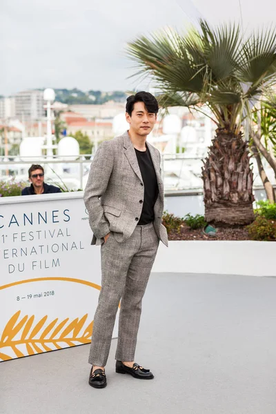 Κάννες Γαλλία Μαΐου 2018 Teo Yoo Φοιτούν Photocall Για Λητώ — Φωτογραφία Αρχείου