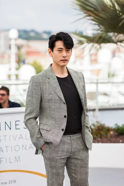 Cannes Francja Maja 2018 Teo Yoo Uczestniczy Photocall Dla Leto — Zdjęcie stockowe