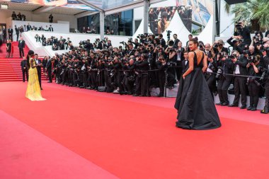 Cannes, Fransa - 9 Mayıs 2018: Irina Shayk 'Yomeddine' ile taranması 71 yıllık Cannes Film Festivali sırasında katılıyor