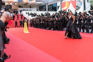Cannes, Fransa - 9 Mayıs 2018: Irina Shayk 'Yomeddine' ile taranması 71 yıllık Cannes Film Festivali sırasında katılıyor