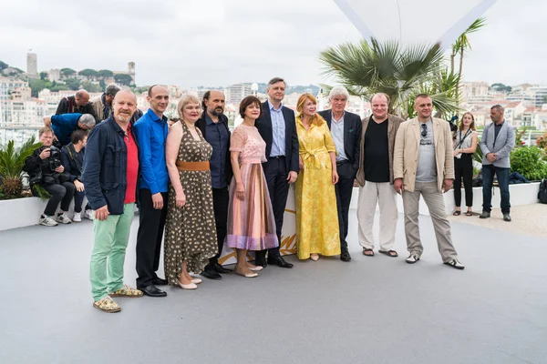 Cannes Fransa Mayıs 2018 Liudmila Smorodina Boris Kamorzin Natalya Buzko — Stok fotoğraf