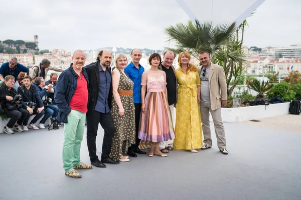 Cannes Frankrike Maj 2018 Liudmila Smorodina Boris Kamorzin Natalya Buzko — Stockfoto