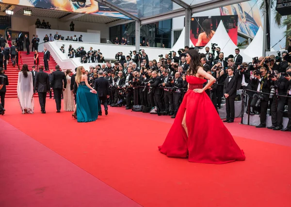 Cannes Frankrike Maj 2018 Catrinel Menghia Delta Screening Yomeddine Den — Stockfoto