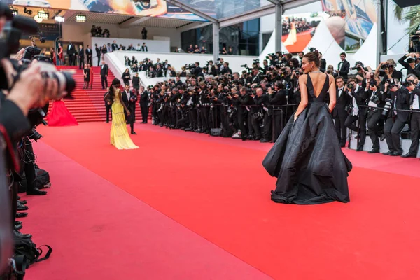 Cannes Francia Mayo 2018 Irina Shayk Asiste Proyección Yomeddine Durante — Foto de Stock