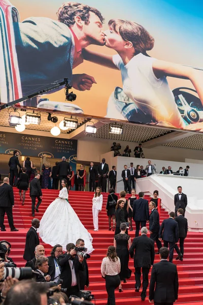 Cannes France May 2018 Guest Attending Screening Sorry Angel Plaire — Stock Photo, Image