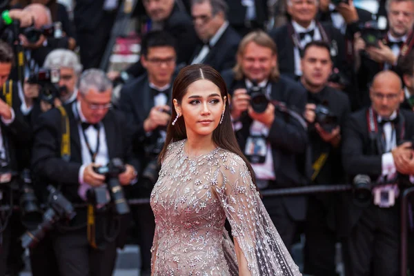 Cannes Frankrike Maj 2018 Araya Hargate Delta Screening Ledsen Angel — Stockfoto