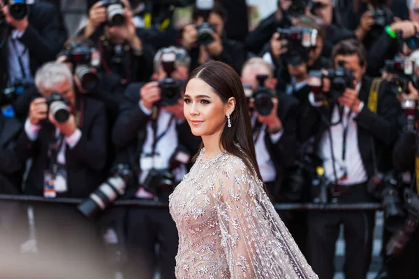 Cannes Fransa Mayıs 2018 Araya Hargate Üzgünüm Angel Plaire Aimer — Stok fotoğraf