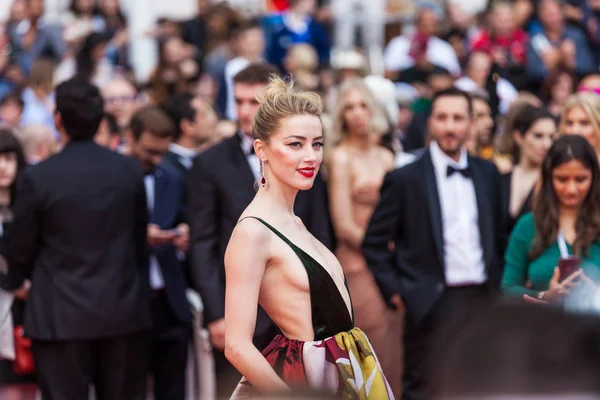 Cannes Francia Maggio 2018 Amber Heard Partecipa Alla Proiezione Sorry — Foto Stock