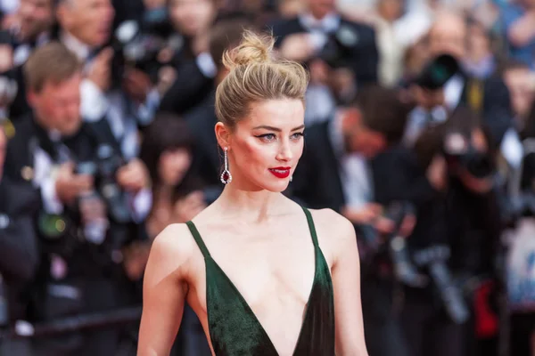 Cannes Francia Mayo 2018 Amber Heard Asistió Proyección Sorry Angel — Foto de Stock