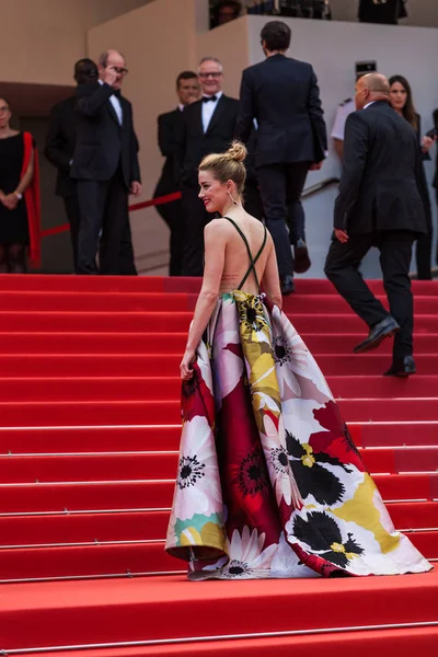 Cannes Frankrike Maj 2018 Amber Heard Delta Screening Ledsen Angel — Stockfoto