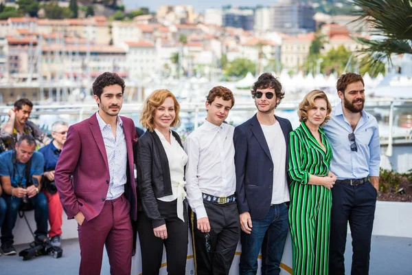 Cannes Francia Mayo 2018 Chino Darin Cecilia Roth Lorenzo Ferro —  Fotos de Stock