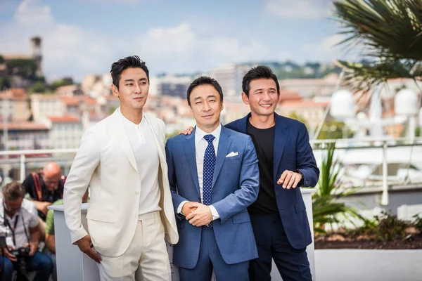Cannes Francja Maja 2018 Hoon Lee Sung Min Jung Min — Zdjęcie stockowe