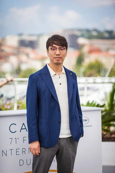 Cannes Frankreich Mai 2018 Jong Bin Yoon Nimmt Fototermin Spy — Stockfoto