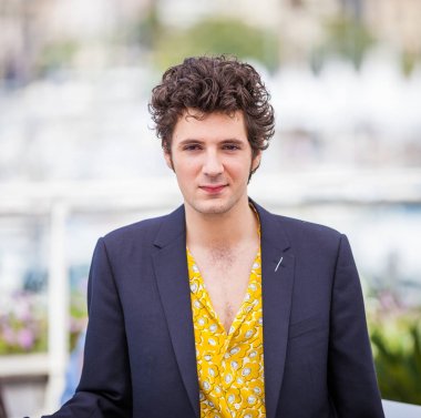 Cannes, Fransa - 11 Mayıs 2018: Aktör Vincent Lacoste photocall 'Özür melek için (Plaire, Aimer Et Courir Vite)' 71 yıllık Cannes Film Festivali sırasında katılır