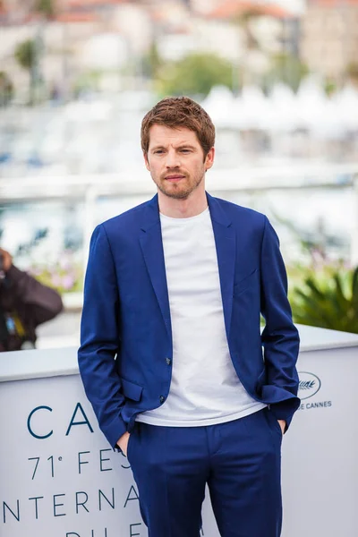 Cannes France May 2018 Actor Pierre Deladonchamps Attends Photocall Sorry — Stock Photo, Image