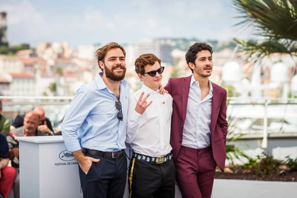 Cannes France May 2018 Peter Lanzani Lorenzo Ferro Chino Darin — Stock Photo, Image