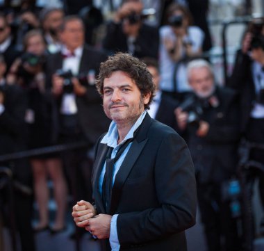 Cannes, Fransa - 12 Mayıs 2018: Matthieu Chedid katılıyor ' kızlar güneşin (Les filles du soleil' sırasında Palais des Festivals 71 Cannes Film Festivali'nde prömiyeri