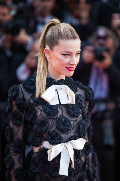 Cannes Francia Mayo 2018 Amber Heard Asiste Proyección Girls Sun — Foto de Stock