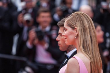 Cannes, Fransa - 13 Mayıs 2018: 'Lavabo ya da yüzmek (Le Grand Bain)' tarama 71 yıllık Cannes Film Festivali sırasında Chiara Ferragni katılır