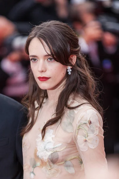 Cannes France Mai 2018 Stacy Martin Assiste Projection Sink Swim — Photo