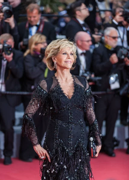 Cannes França Maio 2018 Jane Fonda Participa Exibição Sink Swim — Fotografia de Stock