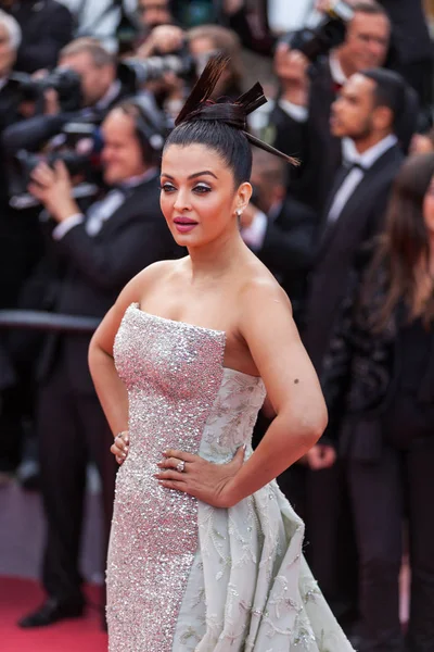 Cannes France May 2018 Actress Aishwarya Rai Attending Screening Sink — Stock Photo, Image