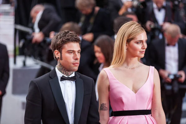 Cannes France May 2018 Chiara Ferragni Federico Leonardo Lucia Aka — Stock Photo, Image