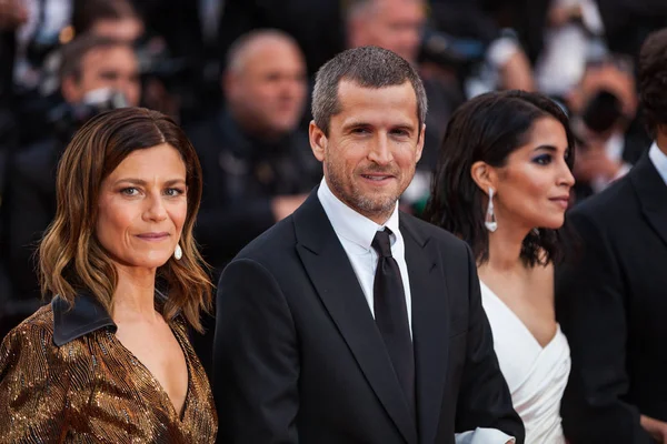 Cannes Francia Mayo 2018 Marina Fois Guillaume Canet Leila Bekhti — Foto de Stock