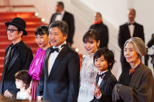 Cannes Francja Maja 2018 Kirin Kiki Hirokazu Kore Eda Jyo — Zdjęcie stockowe