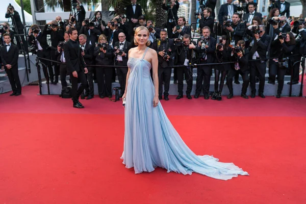 Cannes Frankrike Maj 2018 Skådespelare Diane Kruger Deltar Screening Sjunka — Stockfoto