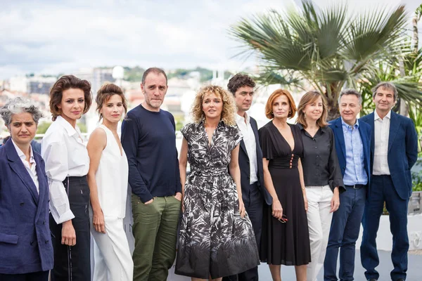 Cannes Francja Maja 2018 Jasmine Trinca Valentina Cervi Valerio Mastandrea — Zdjęcie stockowe