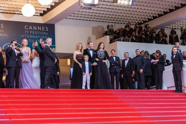 Cannes Francie Května 2018 Kelly Preston John Travolta Gotti Představují — Stock fotografie