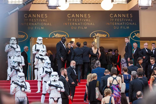 Cannes Francie Května 2018 Red Carpet Okamžiky Solo Star Wars — Stock fotografie