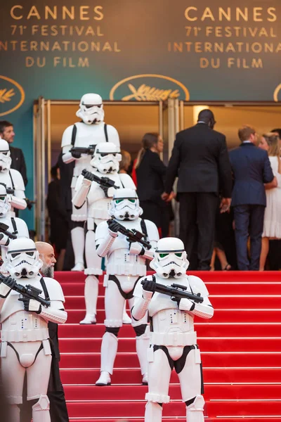 Cannes França Maio 2018 Momentos Tapete Vermelho Solo Star Wars — Fotografia de Stock