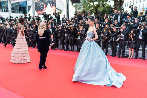 Cannes Francia Maggio 2018 Ming Partecipa Alla Proiezione Solo Star — Foto Stock