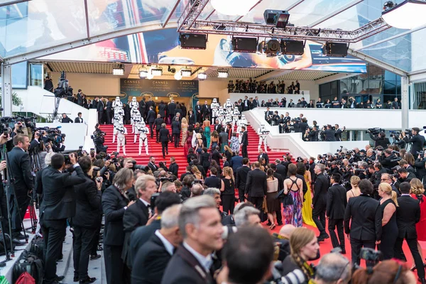 Cannes Francia Mayo 2018 Momentos Alfombra Roja Solo Una Historia —  Fotos de Stock